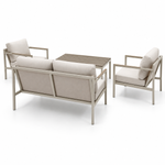 Load image into Gallery viewer, Zante 4pc Lounge Setting - Cream