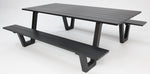 Load image into Gallery viewer, Addison Table and Bench Setting - Black
