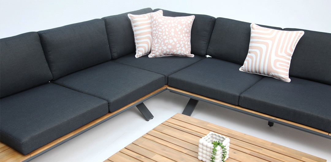 Ashwood Corner Lounge Setting - Grey