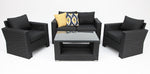 Load image into Gallery viewer, Banksia 211 Lounge Setting - Black Charcoal
