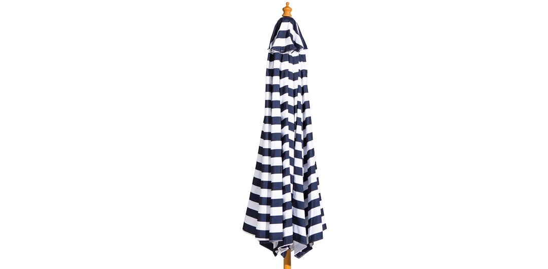 Billy Fresh 3m Bamboo St Tropez Umbrella - Navy