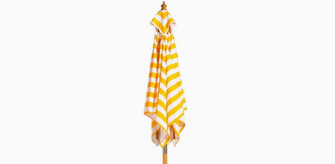 Billy Fresh 3m Bamboo Sunny Marbella Umbrella - Yellow