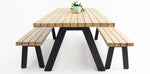 Load image into Gallery viewer, Bosco 3pc Dining Setting - Black