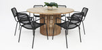 Load image into Gallery viewer, Carella Bahamas 7pc Dining Setting - Black