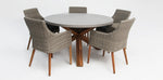Load image into Gallery viewer, Charlotte Faro 6pc Dining Setting - Kobo Grey