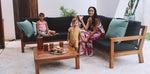 Load image into Gallery viewer, Cuban Corner Lounge Setting with Armchair