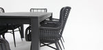 Load image into Gallery viewer, Dallas Astrid 7pc Dining Setting - Black