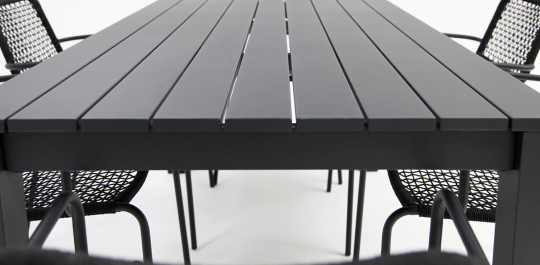 Dallas Bahamas 7pc Dining Setting - Black