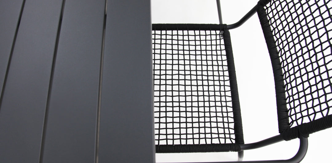 Dallas Bahamas 7pc Dining Setting - Black