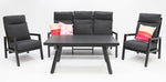 Load image into Gallery viewer, Eden 4pc Lounge Setting - Anthracite