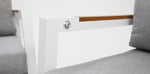 Load image into Gallery viewer, Esperance 4pc Lounge Setting with Sunbrella Fabric and Teak - White