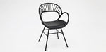 Load image into Gallery viewer, Fantail Dining Chair - Black