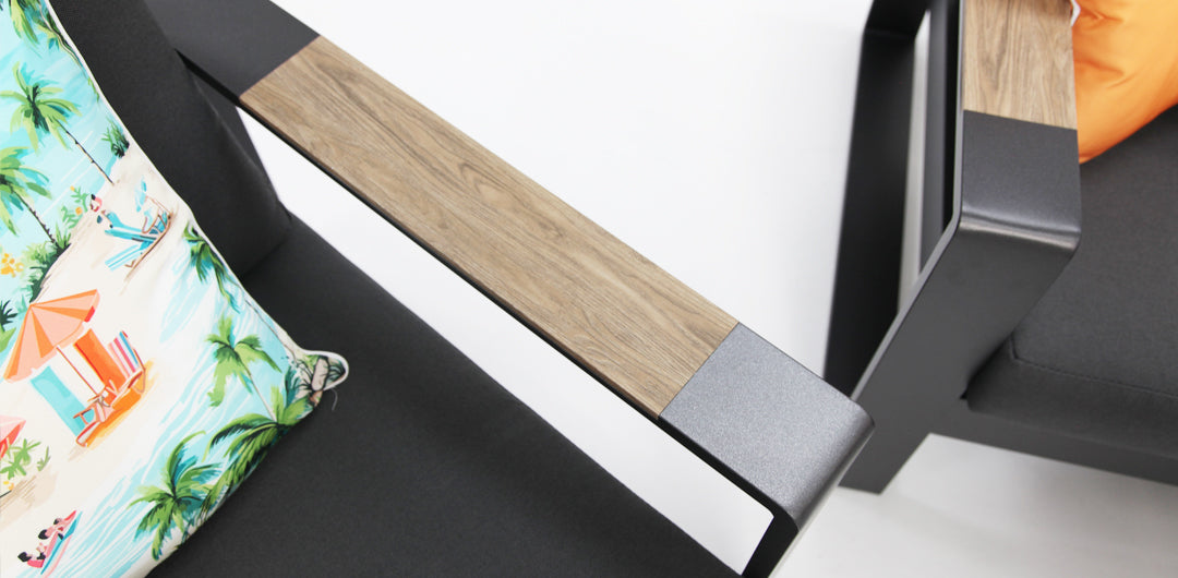 Frampton 5pc Lounge Setting - Anthracite