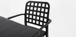Load image into Gallery viewer, Frankie 5pc Armchair Dining Setting - Black
