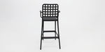 Load image into Gallery viewer, Frankie Resin Barstool with Arms - Black