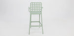 Load image into Gallery viewer, Frankie Resin Barstool with Arms - Green