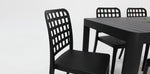 Load image into Gallery viewer, Frankie Azura 7pc Dining Set Armless - Black