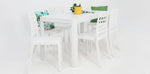 Load image into Gallery viewer, Frankie Azura 7pc Dining Set Armless - White
