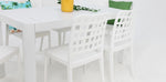 Load image into Gallery viewer, Frankie Azura 7pc Dining Set Armless - White