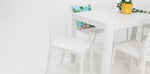 Load image into Gallery viewer, Frankie Azura 7pc Dining Set Armless - White