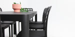 Load image into Gallery viewer, Frankie Azura 9pc Dining Set ARMLESS - Black