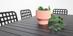 Load image into Gallery viewer, Frankie Azura 9pc Dining Set ARMLESS - Black