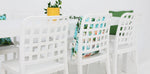 Load image into Gallery viewer, Frankie Azura 9pc Dining Set ARMLESS - White