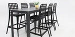 Load image into Gallery viewer, Frankie Remix 7pc Bar Set Armless - Black
