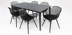 Load image into Gallery viewer, Java 7pc Dining Setting - Black