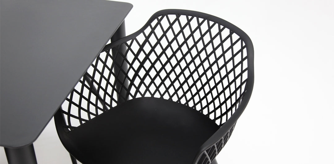 Java 7pc Dining Setting - Black