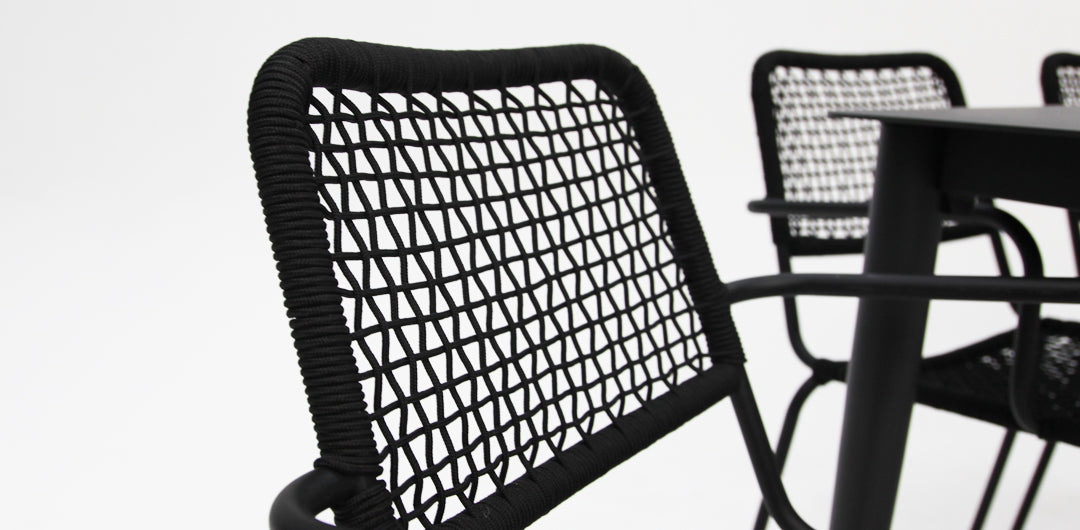 Java Bahamas 7pc Dining Setting - Black