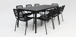 Load image into Gallery viewer, Java Bahamas 9pc Dining Setting - Black
