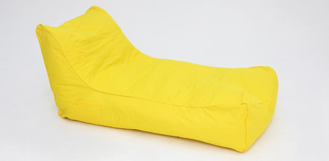 Laid Back Yellow Outdoor Beanbag