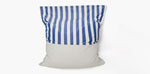 Load image into Gallery viewer, Lazy Days Blue + White Stripe Floating Beanbag