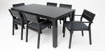 Load image into Gallery viewer, Dallas 7pc Dining Setting - Black