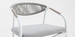 Load image into Gallery viewer, Octavia Aluminium Stacking Chair - White