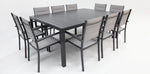 Load image into Gallery viewer, Queensville 11pc Dining Setting - Gunmetal