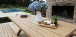 Load image into Gallery viewer, Ravenne 3pc Table and Bench Dining Setting - Timber Look