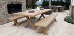 Load image into Gallery viewer, Ravenne 3pc Table and Bench Dining Setting - Timber Look