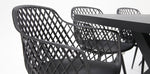 Load image into Gallery viewer, Ravenne Java 9pc Dining Setting - Black