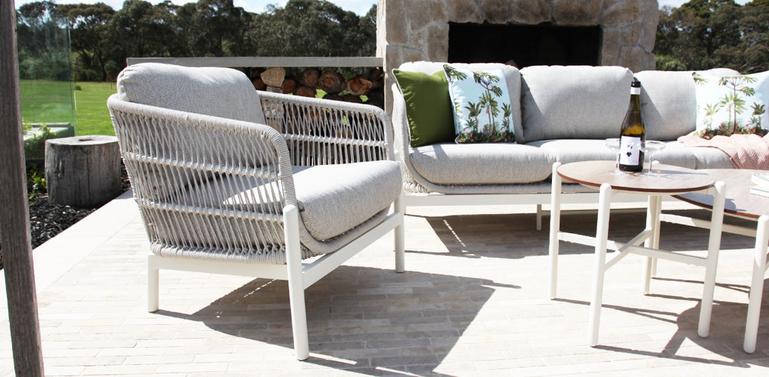 Tallulah 5pc Lounge Setting - Cream