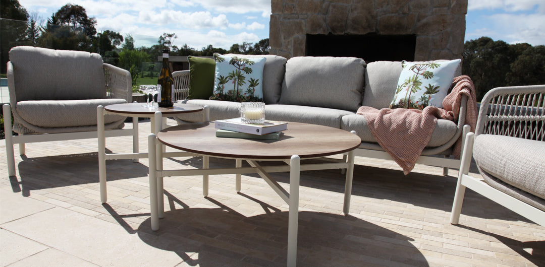 Tallulah 5pc Lounge Setting - Cream