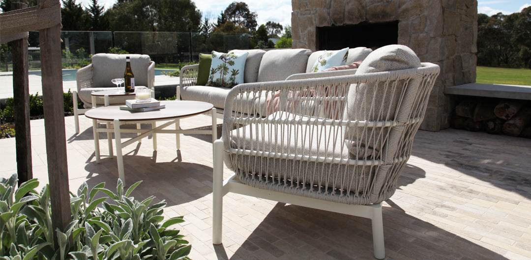 Tallulah 5pc Lounge Setting - Cream