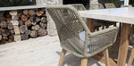Load image into Gallery viewer, Veltis Albenga 9pc Travertine Dining Setting
