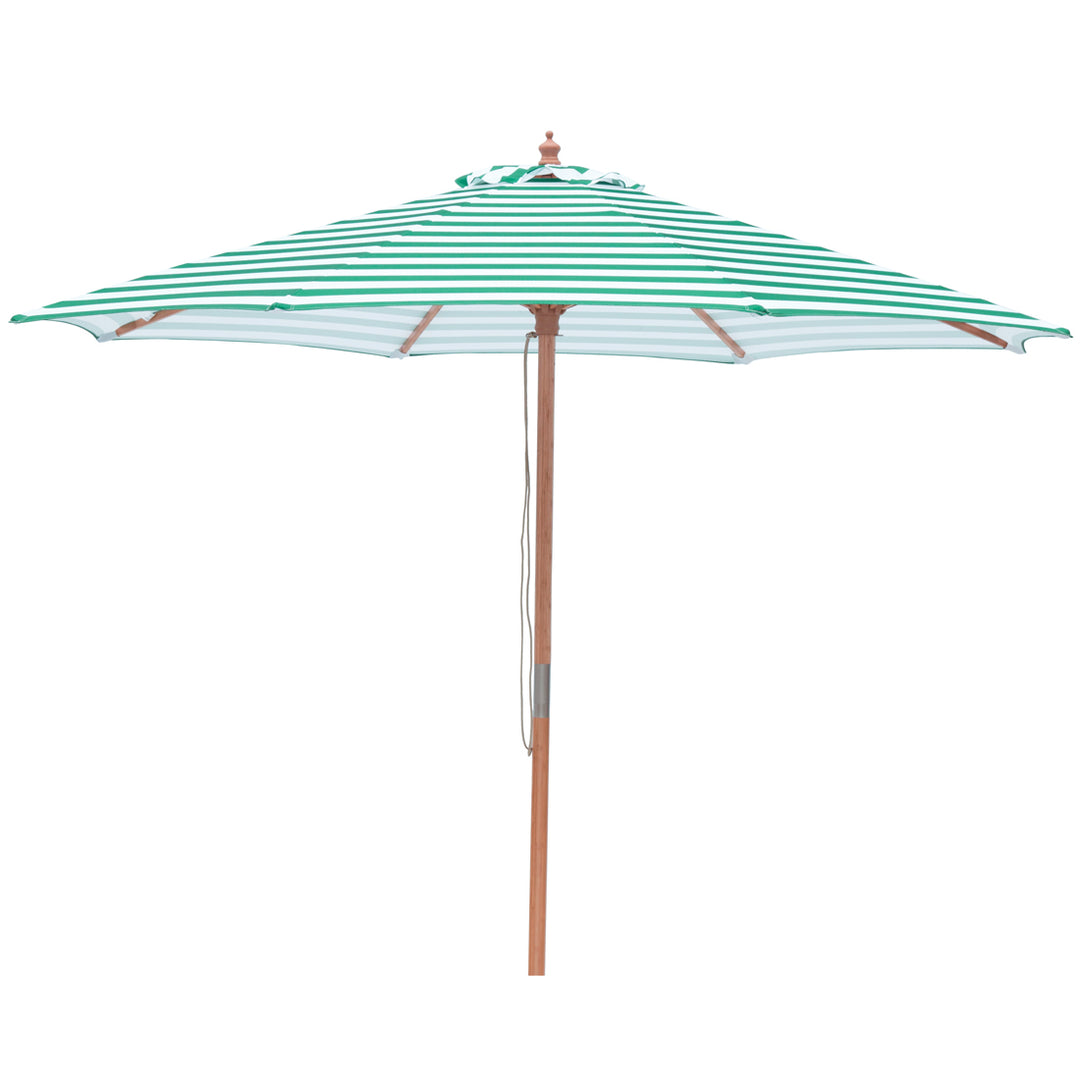 Billy Fresh 3m Daintree White Umbrella - Green