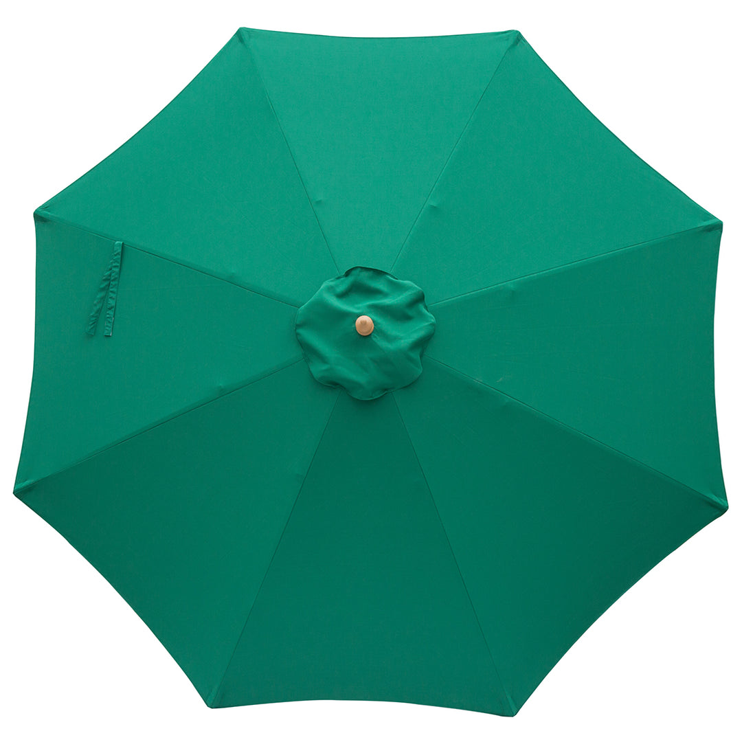 Billy Fresh 3m Bamboo Umbrella - Emerald Green