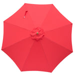 Load image into Gallery viewer, Billy Fresh 3m Bamboo Umbrella - Solid Red