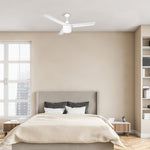 Load image into Gallery viewer, Aeroflow Skyster 122cm 48inch AC Ceiling Fan with Light - White