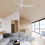 Load image into Gallery viewer, Aeroflow Winglide 132cm 52inch AC Ceiling Fan - White