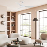 Load image into Gallery viewer, Aeroflow Elevind 132cm 52inch DC Ceiling Fan - White